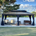 12ft x 20ft Alora Heavy-Duty Hardtop Outdoor Gazebo (SAK18352)