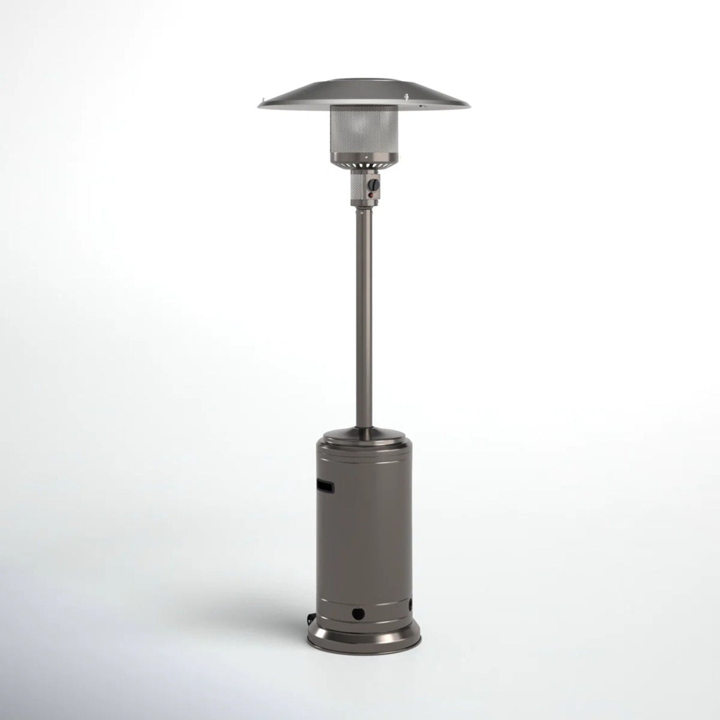 46,000 BTU Standing Liquid Propane Patio Heater - Steel Gray