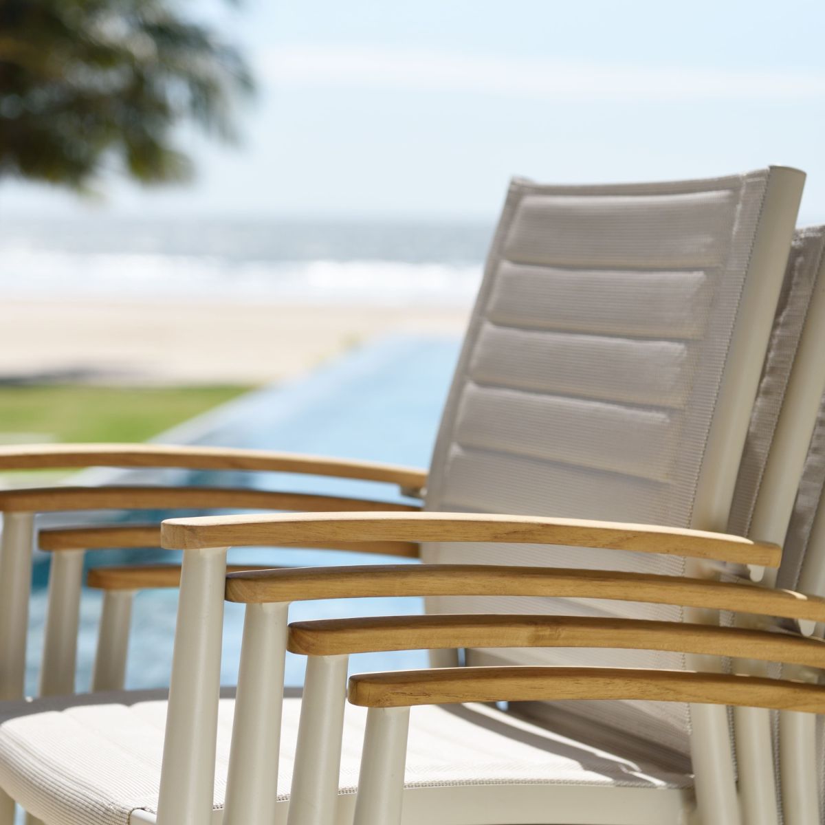 Portals Light Lite Stacking Outdoor Armchairs (Set of 2)