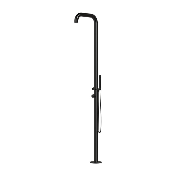 Cascade Freestanding Outdoor Shower with Handheld