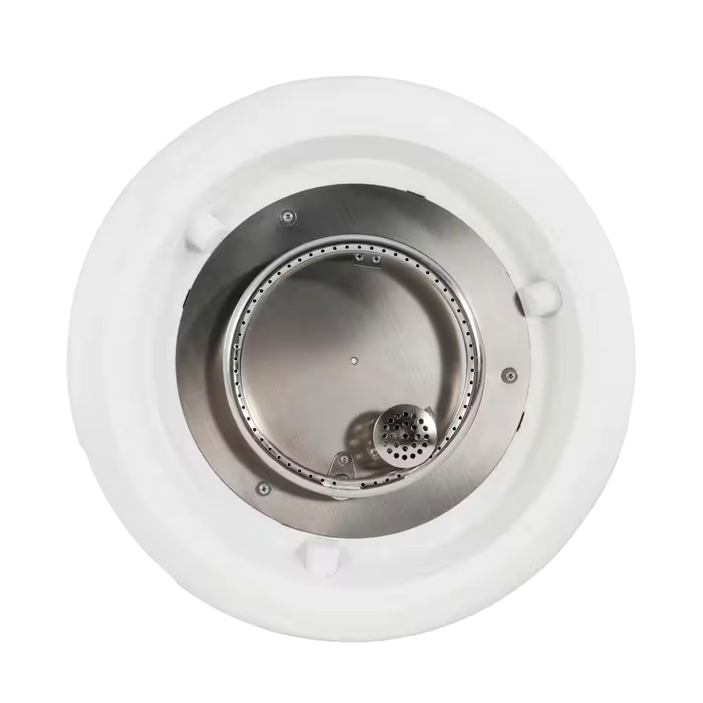 Bodhi 22 In. 40000 BTU Patio Mgo Lightweight Concrete Propane round Outdoor Fire Pit White