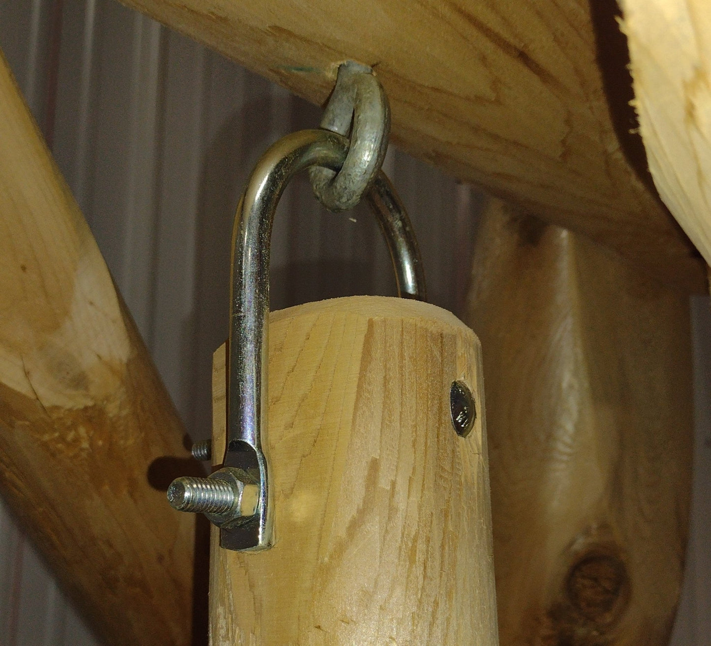 Heavy-Duty Cedar Wooden Porch Swing with Integrated Stand and Canopy