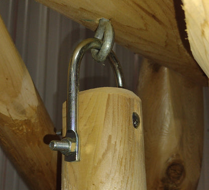 Heavy-Duty Cedar Wooden Porch Swing with Integrated Stand and Canopy