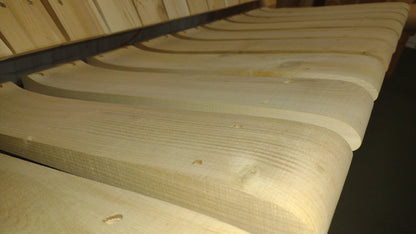 Heavy-Duty Cedar Wooden Porch Swing with Integrated Stand and Canopy