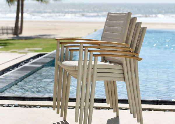 Portals Light Lite Stacking Outdoor Armchairs (Set of 2)