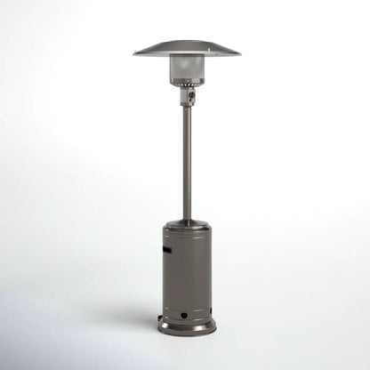 46,000 BTU Standing Liquid Propane Patio Heater - Steel Gray