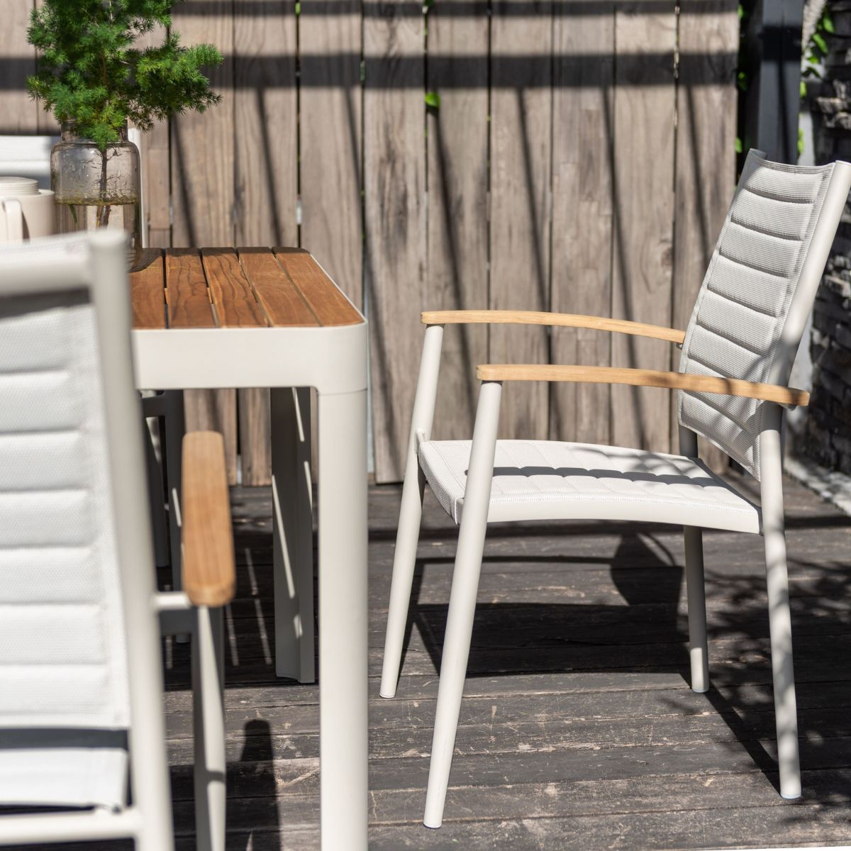 Portals Light Lite Stacking Outdoor Armchairs (Set of 2)