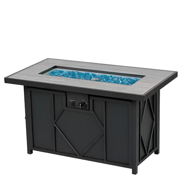 42 In. 60,000BTU Propane Gas Fire Pit Table