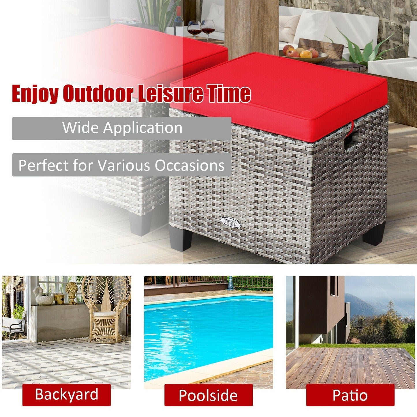 62-Inch Teak Wood Outdoor Garden Bench