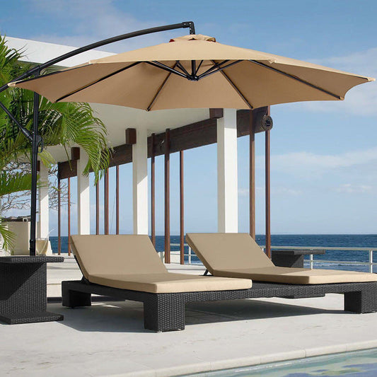 Premium Multi-Size All-Weather Center Pole Market Patio Umbrella