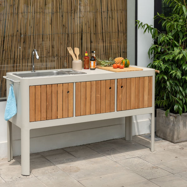 Portals Light Outdoor Kitchen in Coral Sand
