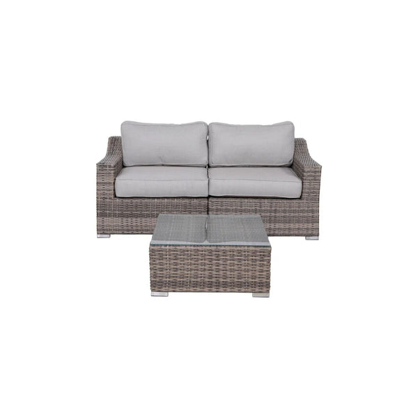 All-Weather Outdoor Wicker Patio Conversation Set with Cushions