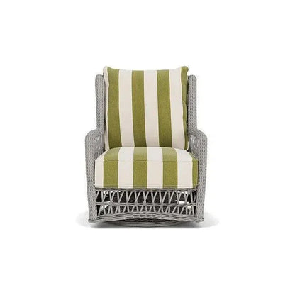 Lloyd Flanders Mackinac All-Weather Wicker Outdoor Swivel Glider Chair