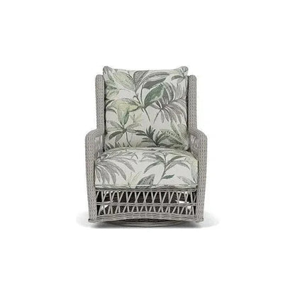 Lloyd Flanders Mackinac All-Weather Wicker Outdoor Swivel Glider Chair