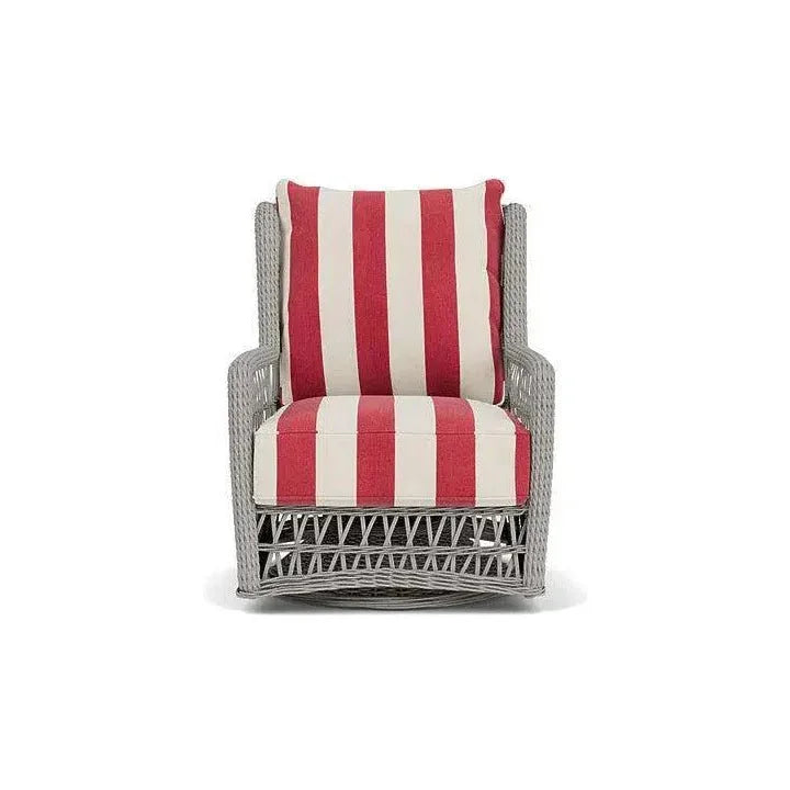 Lloyd Flanders Mackinac All-Weather Wicker Outdoor Swivel Glider Chair