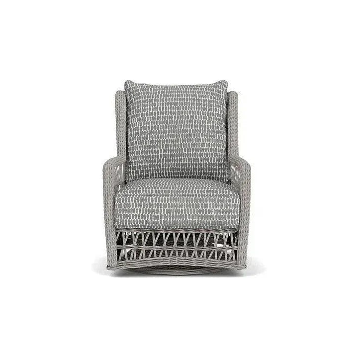 Lloyd Flanders Mackinac All-Weather Wicker Outdoor Swivel Glider Chair
