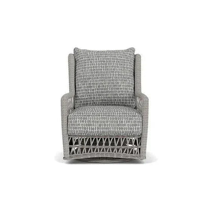Lloyd Flanders Mackinac All-Weather Wicker Outdoor Swivel Glider Chair