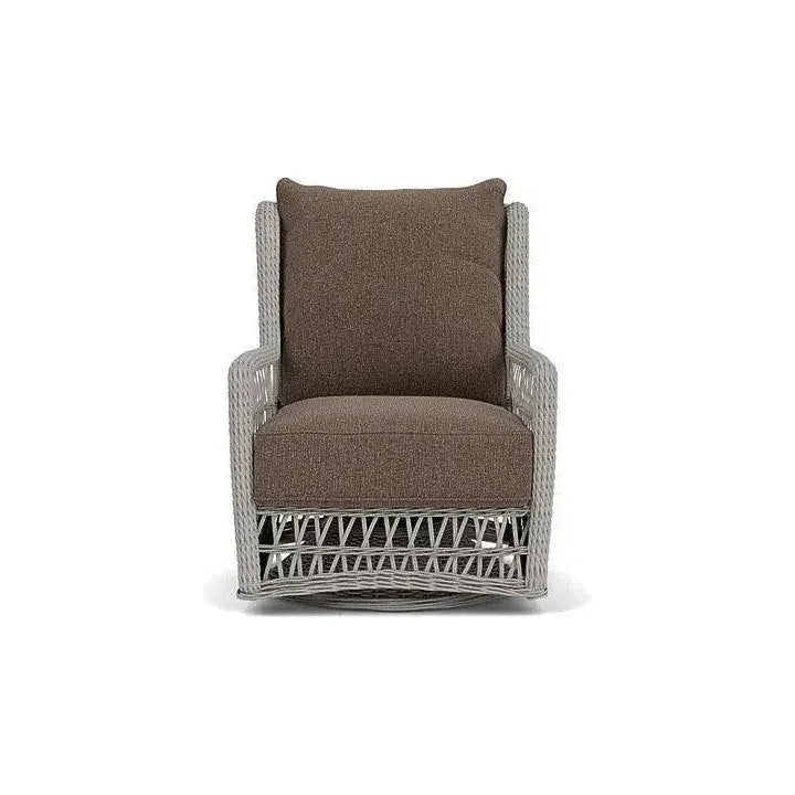 Lloyd Flanders Mackinac All-Weather Wicker Outdoor Swivel Glider Chair