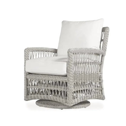 Lloyd Flanders Mackinac All-Weather Wicker Outdoor Swivel Glider Chair