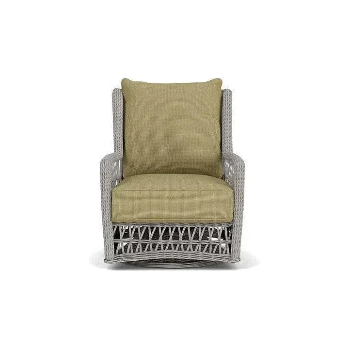 Lloyd Flanders Mackinac All-Weather Wicker Outdoor Swivel Glider Chair