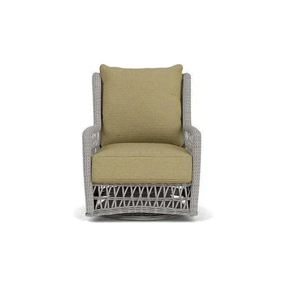Lloyd Flanders Mackinac All-Weather Wicker Outdoor Swivel Glider Chair