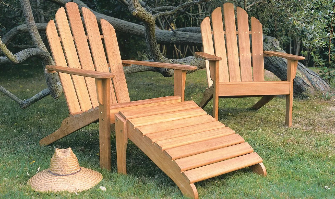 Kingsley Bate Adirondack Premium Teak Heavy-Duty Lounge Chair