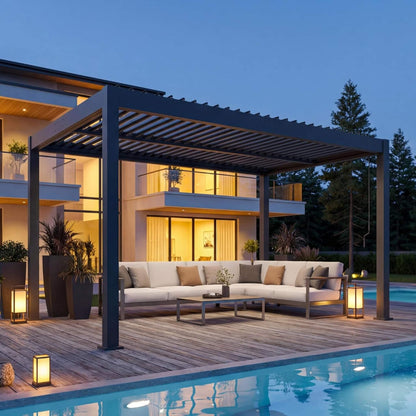Alora Aluminum Louvered Pergola Kit (SAK94316)