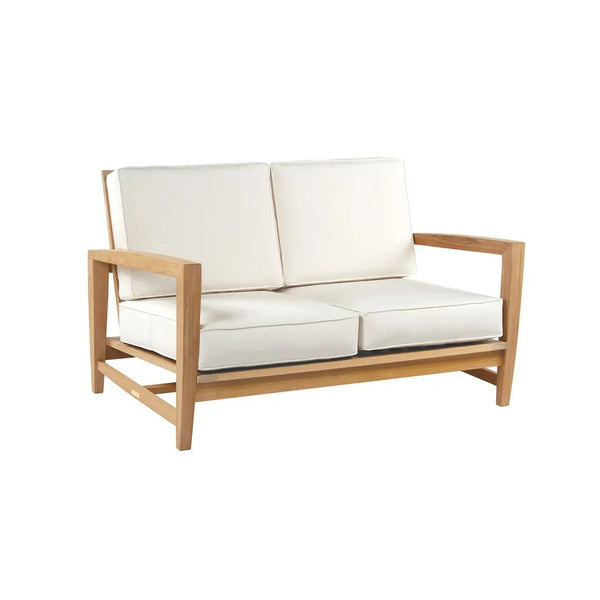 Kingsley Bate Amalfi 55" Premium Teak Deep Seating Settee
