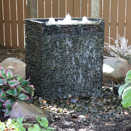 Stacked Slate Wall Fountain Kit – 32″ H (81 cm)