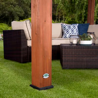 10 Ft. X 10 Ft. Traditional All Cedar Wood Outdoor Patio Pergola