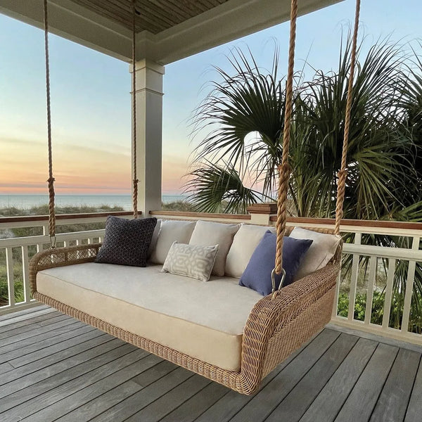 Kingsley Bate Amelia Wicker Hanging Daybed