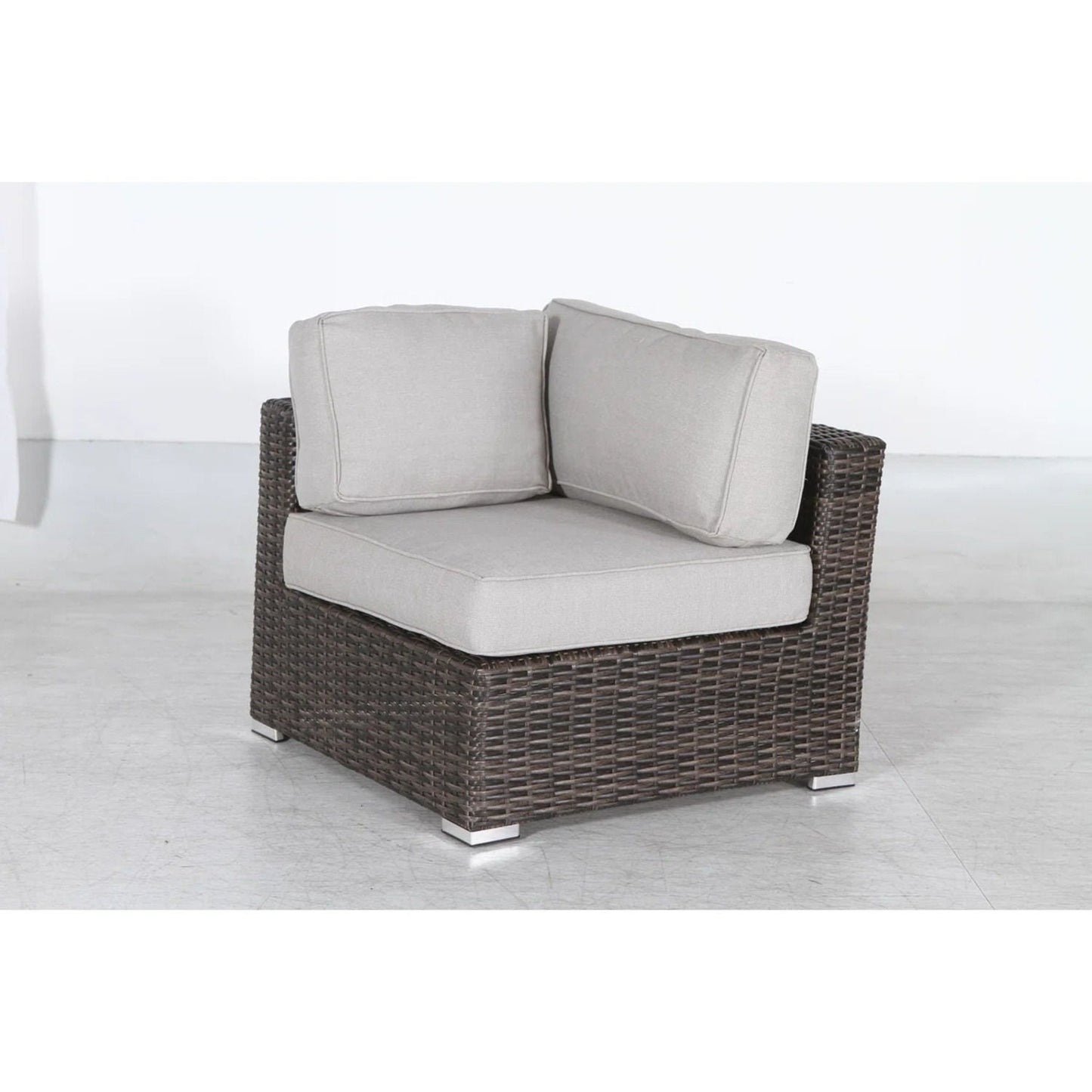 All-Weather Outdoor Wicker Patio Conversation Set with Cushions