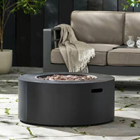 Iron Propane Outdoor Patio Fire Pit