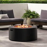 Iron Propane Outdoor Patio Fire Pit