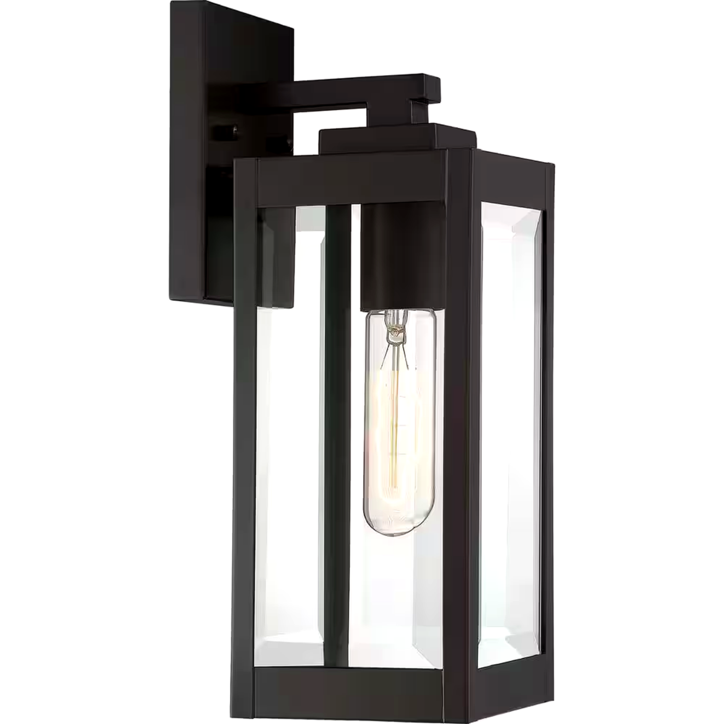 Westover 1-Light Western Bronze Outdoor Wall Lantern Sconce