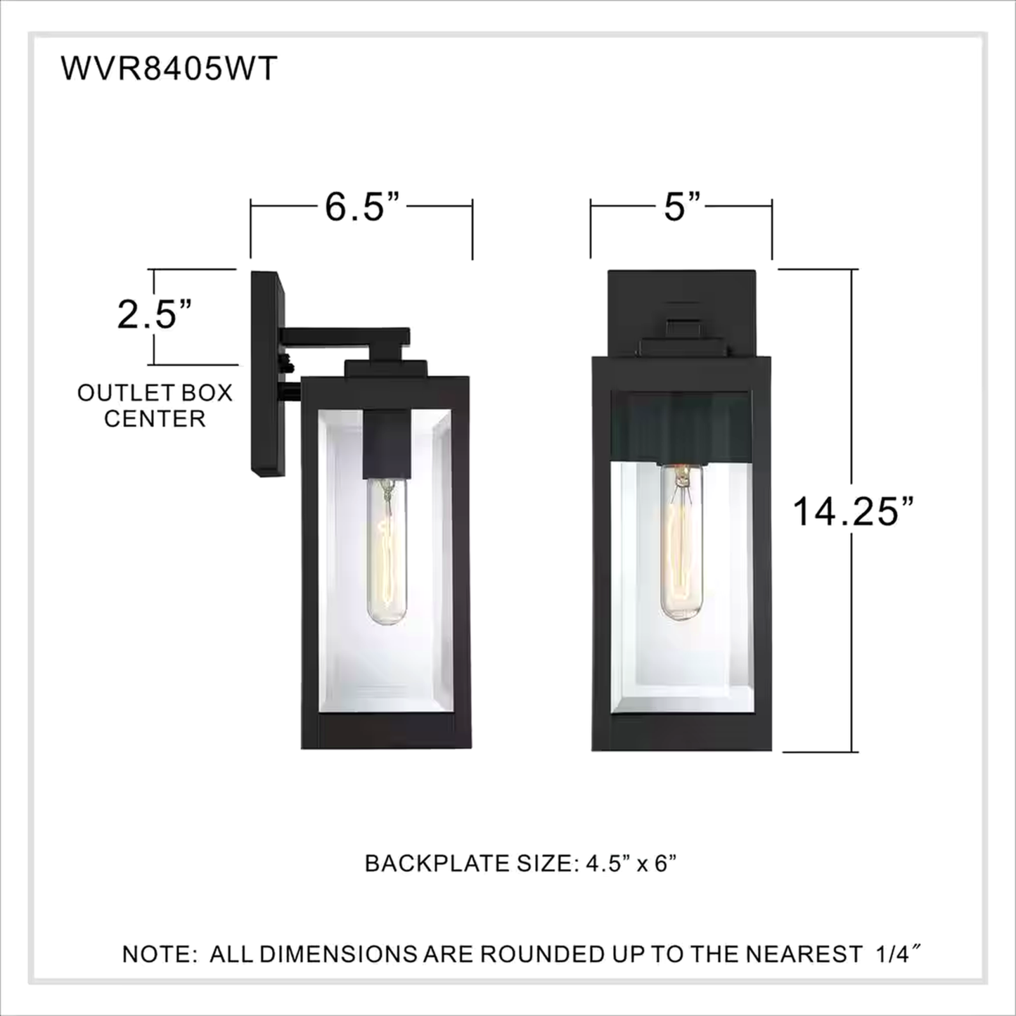 Westover 1-Light Western Bronze Outdoor Wall Lantern Sconce