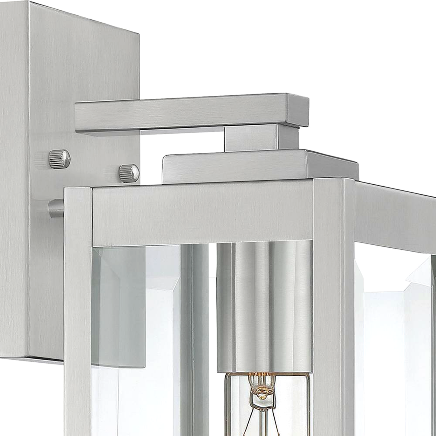 Westover 1-Light Stainless Steel Outdoor Wall Lantern Sconce