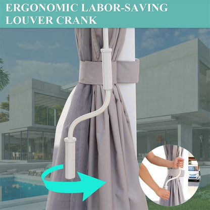 12ft X 20ft Alora Luxury Aluminum Louvered Pergola (SAK18625)
