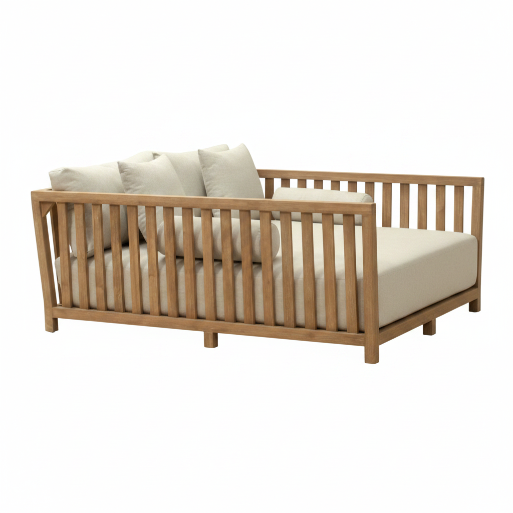 Teras Olefin Fabric Outdoor Daybed