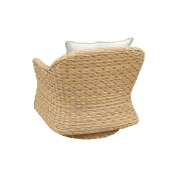 Kingsley Bate Vero Wicker Swivel Rocker Lounge Chair